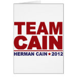 Team Cain 2012 cards