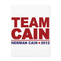 Team Cain 2012 Postcard