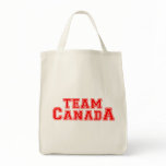 Team Canada Canvas Bags