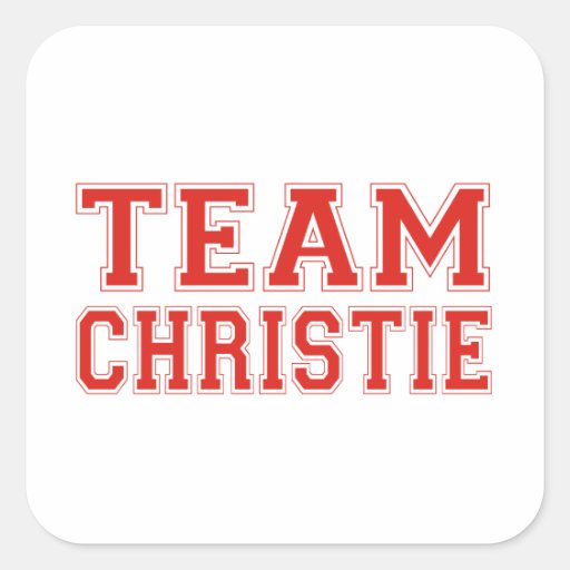 TEAM CHRISTIE STICKERS
