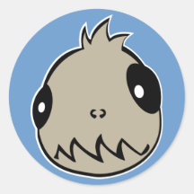 Team Chupacabra Round Stickers