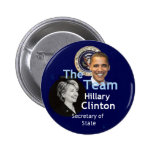 Team Clinton Button