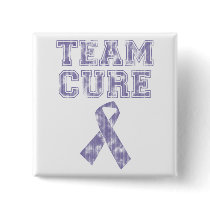 Team Cure (Periwinkle) Pinback Button