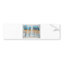 team cycle race bumper sticker