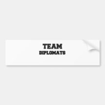 Team Diplomats Bumper Sticker