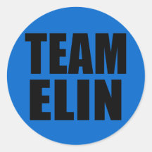 TEAM ELIN T-shirts, Sweats, Bags Round Sticker