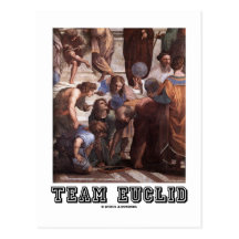 Team Euclid (Depiction Of Euclid In Ancient Times) Post Card