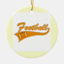 Team Football Gold T-shirts and Gifts Ornaments