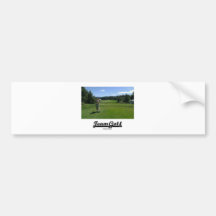 Team Golf (Golfer On Golf Course) Bumper Sticker