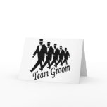 Team Groom cards