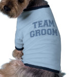 Team Groom dog t-shirt