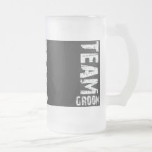 Team Groom Extra Large Grunge Text Coffee Mugs