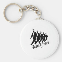 Team Groom Groomsmen Key Chain