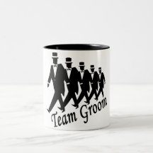 Team Groom Groomsmen Mugs