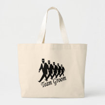 Team Groom Groomsmen Tote Bags