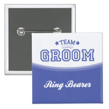 Team Groom-Ring Bearer (Stars) Button