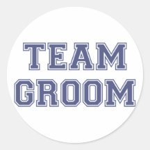 Team Groom Stickers