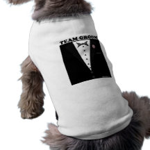 Team Groom (tuxedo) Pet T Shirt