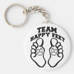 Team Happy Feet Keychains