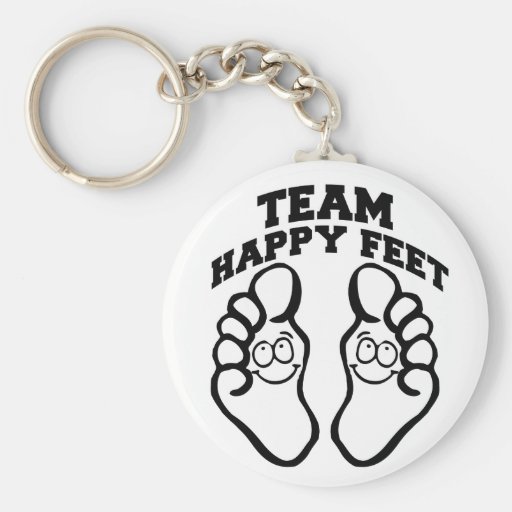 Team Happy Feet Keychains