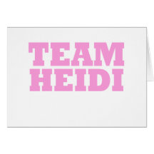 TEAM HEIDI GREETING CARD