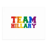 TEAM HILLARY PRIDE -.png Post Cards