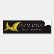 Team Ianto- Pterodactyl Sticker Bumper Sticker