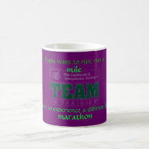 Team in training - experience a different life coffee mugs