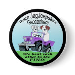 Team JagJeepsters Geocaching Badge Button