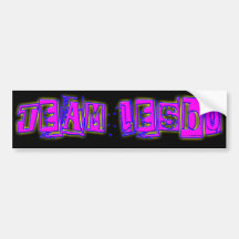 Team Lesbo Bumper Sticker