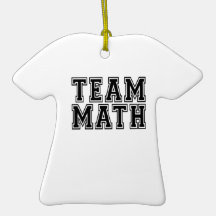 Team Math Christmas Ornament