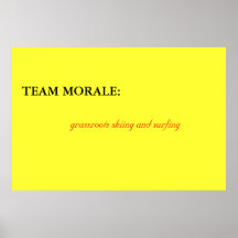 Team Morale Poster