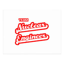 Team Nuclear Engineer Postcard