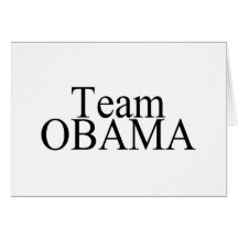 Team Obama Card