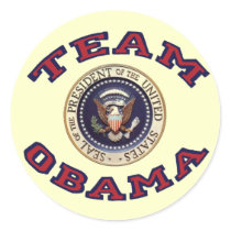 Team Obama Stickers