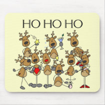 Team of Reindeer Tshirts and Gifts Mousepad