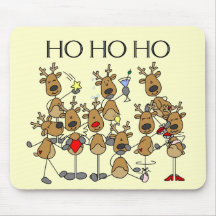 Team of Reindeer Tshirts and Gifts Mousepad