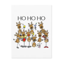 Team of Reindeer Tshirts and Gifts Postcard