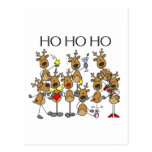 Team of Reindeer Tshirts and Gifts Postcard