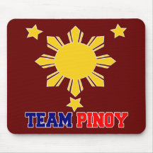 Team Pinoy 3 stars and a Sun Mouse Pads