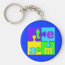 Team Puzzle Keychain
