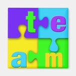 Team Puzzle Magnets