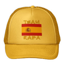 Team Rafa with Spanish Flag Trucker Hat