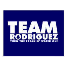 TEAM RODRIGUEZ POSTCARD