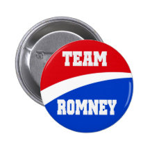 Team Romney Campaign Button