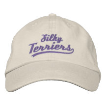 Team Silky Terrier Embroidered Hats