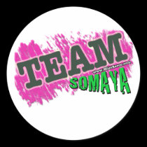 TEAM SOMAYA - Green stickers