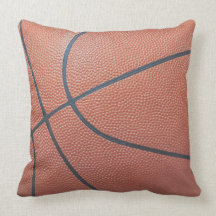 Team Spirit_Basketball texture look_autograph-read Throw Pillow