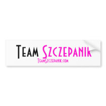 Team Szczepanik Bumper Sticker bumper stickers