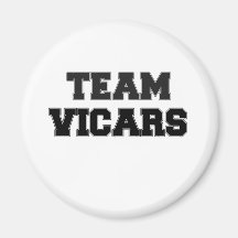 Team Vicars Fridge Magnet